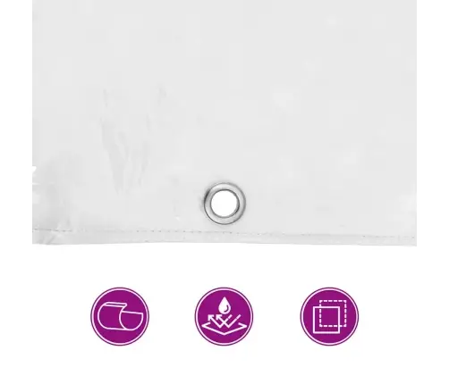 Skaidrus Brezentas Su Kilpomis 3X8 M Pvc