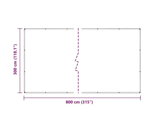 Skaidrus Brezentas Su Kilpomis 3X8 M Pvc