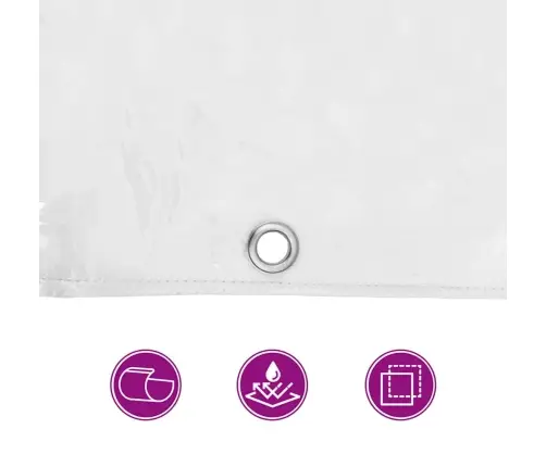 Läbipaistev Present Aasadega 8X8 M Pvc