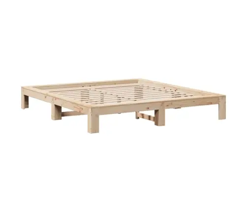 Gulta Bez Matrača, 200X200 Cm, Priedes Masīvkoks Vidaxl