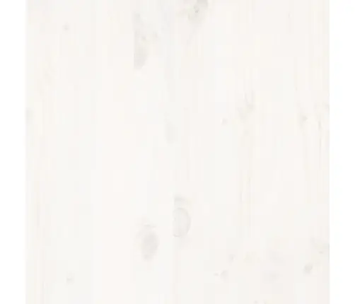 Gulta Bez Matrača, Balts, 200X200 Cm, Priedes Masīvkoks Vidaxl