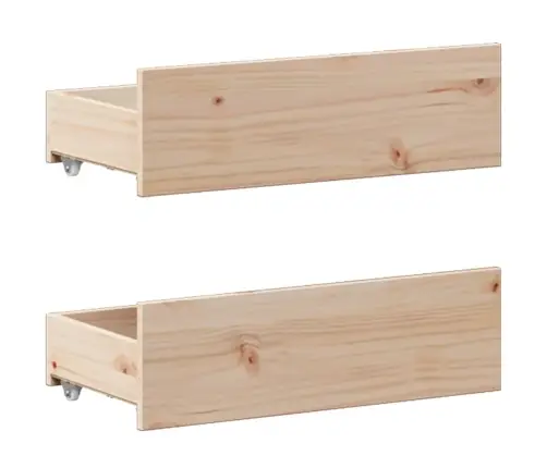 Gulta Bez Matrača, Ar Galvgali, 200X200 Cm, Priedes Koks Vidaxl