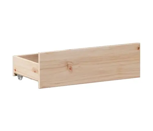 Gulta Bez Matrača, Ar Galvgali, 200X200 Cm, Priedes Koks Vidaxl