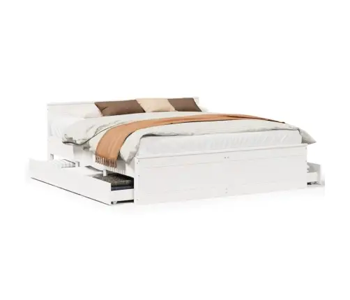 Peatsiga Voodiraam, Ilma Madratsita, 200 X 200 cm Männipuit