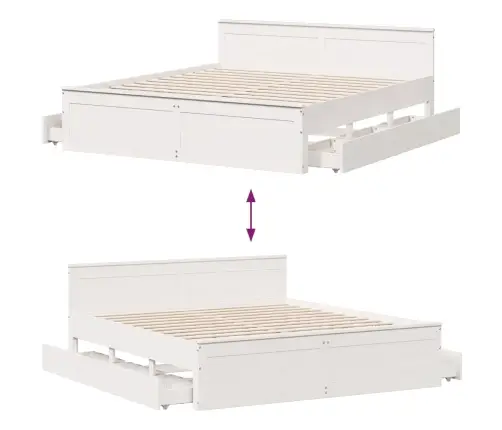 Peatsiga Voodiraam, Ilma Madratsita, 200 X 200 cm Männipuit