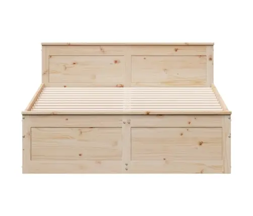 Peatsiga Voodiraam, Ilma Madratsita, 140 X 200 cm Männipuit