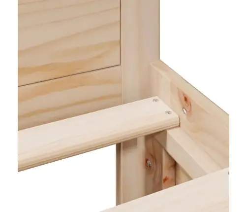 Peatsiga Voodiraam, Ilma Madratsita, 140 X 200 cm Männipuit