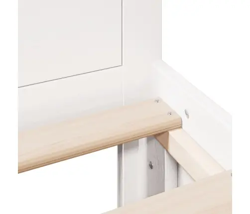 Lovos Rėmas Be Čiužinio Su Galvūgaliu, Baltas, 140X200cm Pušis