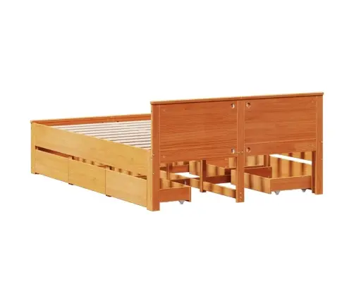 Peatsiga Voodiraam, Ilma Madratsita, 140 X 200 cm Männipuit