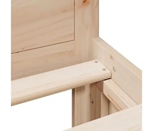 Gulta Bez Matrača, Ar Galvgali, 120X200 Cm, Priedes Koks Vidaxl Gulta Bez Matrača, Ar Galvgali, 120X200 Cm, Priedes Koks Vidaxl