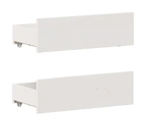 Gulta Bez Matrača, Ar Galvgali, Balta, 120X200 Cm, Priedes Koks Vidaxl