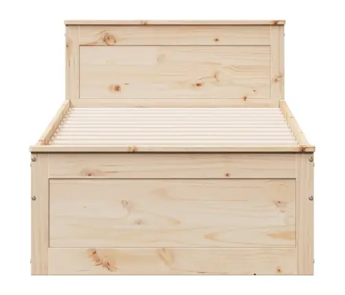 Peatsiga Voodiraam, Ilma Madratsita, 100 X 200 cm Männipuit