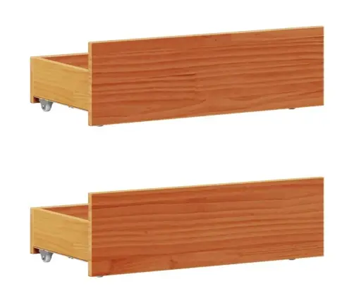 Gulta Bez Matrača, Ar Galvgali, 100X200 Cm, Priedes Koks Vidaxl