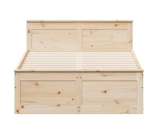 Lovos Rėmas Be Čiužinio Su Galvūgaliu, 135X190cm Pušis