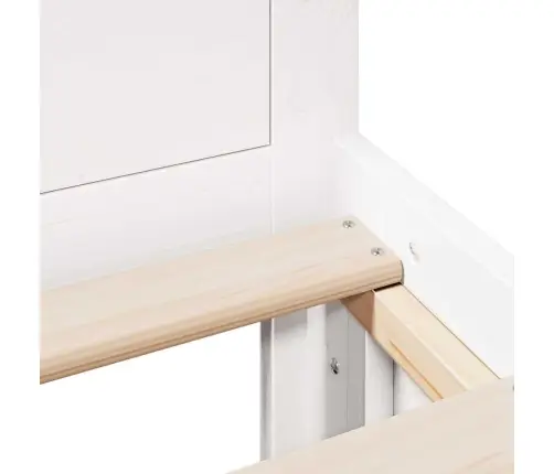 Lovos Rėmas Be Čiužinio Su Galvūgaliu, Baltas, 135X190cm Pušis