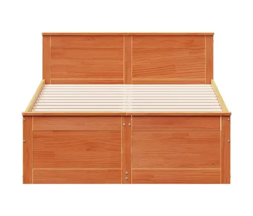 Lovos Rėmas Be Čiužinio Su Galvūgaliu, Rudas, 120X190cm Pušis