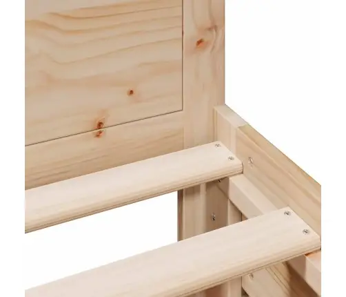 Peatsiga Voodiraam, Ilma Madratsita, 90 X 190 cm Männipuit