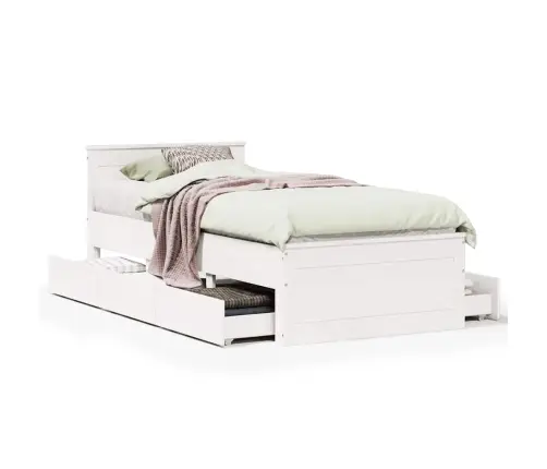 Peatsiga Voodiraam, Ilma Madratsita, 90 X 190 cm Männipuit