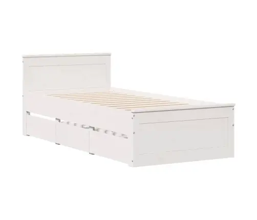 Peatsiga Voodiraam, Ilma Madratsita, 90 X 190 cm Männipuit