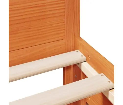 Lovos Rėmas Su Galvūgaliu/Be Čiužinio, Rudas, 75X190cm Pušis