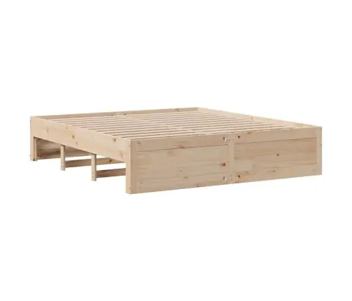 Voodiraam Ilma Madratsita Sahtlite, 200 X 200 cm Männipuit