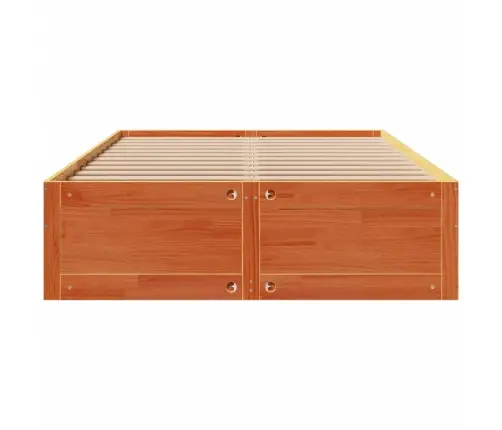 Gulta Bez Matrača, Ar Atvilktnēm, 140X200 Cm, Priedes Masīvkoks Vidaxl