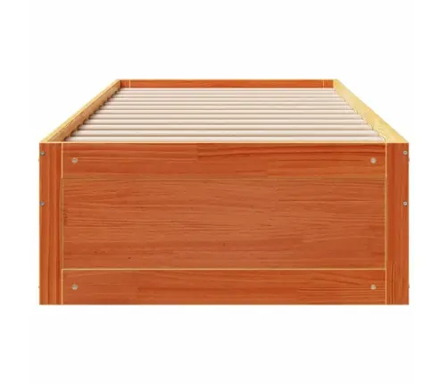 Lovos Rėmas Be Čiužinio Su Stalčiais, Ruda, 100X200cm Pušis