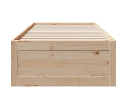 Voodiraam Ilma Madratsita Sahtlitega , 75 X 190 cm Männipuit