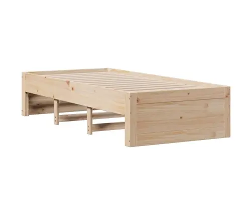 Voodiraam Ilma Madratsita Sahtlitega , 75 X 190 cm Männipuit