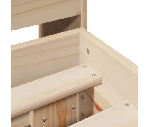 Gulta Bez Matrača, 180X200 Cm, Priedes Masīvkoks Vidaxl