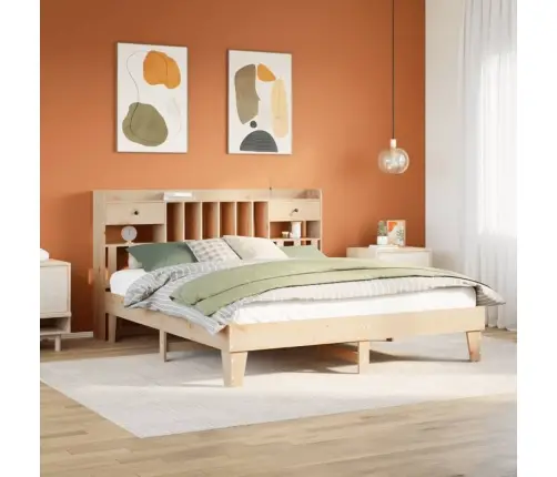 Gulta Bez Matrača, 180X200 Cm, Priedes Masīvkoks Vidaxl