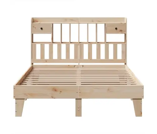 Gulta Bez Matrača, 160X200 Cm, Priedes Masīvkoks Vidaxl