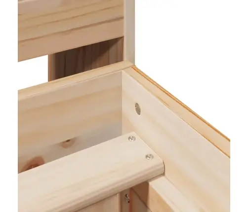 Gulta Bez Matrača, 160X200 Cm, Priedes Masīvkoks Vidaxl