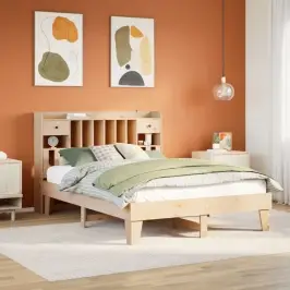Voodiraam Ilma Madratsita, 140 X 200 cm Männipuit