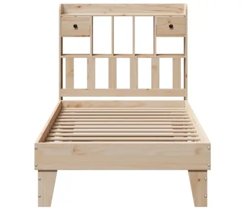 Gulta Bez Matrača, 90X200 Cm, Priedes Masīvkoks Vidaxl