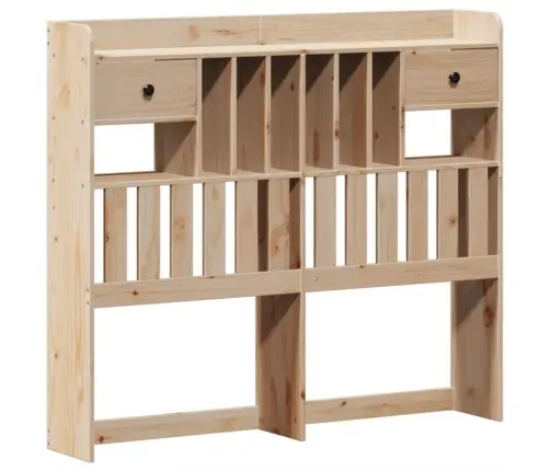 Gulta Bez Matrača, 135X190 Cm, Priedes Masīvkoks Vidaxl