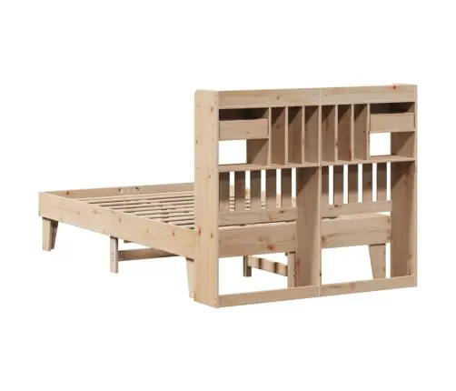 Gulta Bez Matrača, 135X190 Cm, Priedes Masīvkoks Vidaxl