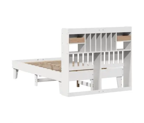 Lovos Rėmas Be Čiužinio, Baltas, 135X190cm Pušies Masyvas