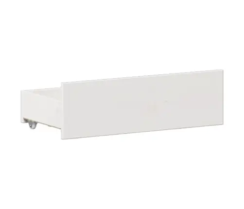 Lova Su Knygų Spinta Be Čiužinio, Balta, 180X200cm Pušis