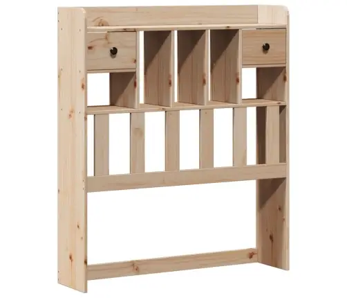 Riiuliga Voodi Ilma Madratsita, 100 X 200 cm Männipuit