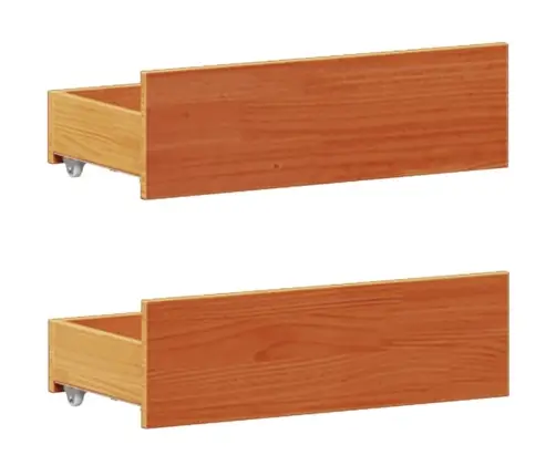 Gulta Ar Grāmatu Plauktu, Bez Matrača, 135X190 Cm, Priedes Koks Vidaxl