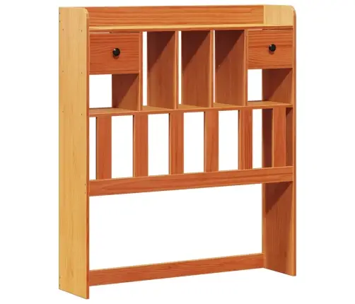 Gulta Ar Grāmatu Plauktu, Bez Matrača, 75X190 Cm, Priede Vidaxl Gulta Ar Grāmatu Plauktu, Bez Matrača, 75X190 Cm, Priede Vidaxl