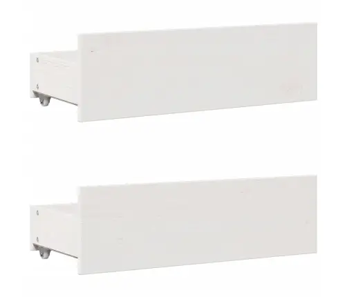 Gulta Ar Grāmatu Plauktu, Bez Matrača, 75X190 Cm, Priedes Koks Vidaxl