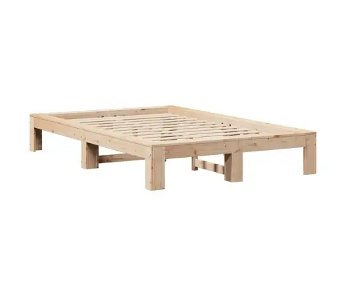 Voodiraam Ilma Madratsita, 135 X 190 cm Männipuit