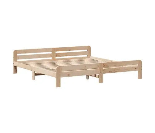 Gulta Bez Matrača, 200X200 Cm, Priedes Masīvkoks Vidaxl