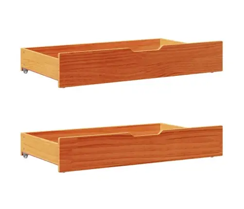 Gulta Bez Matrača, Vaska Brūnas, 200X200 Cm, Priedes Masīvkoks Vidaxl