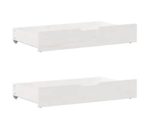 Gulta Bez Matrača, Balts, 160X200 Cm, Priedes Masīvkoks Vidaxl