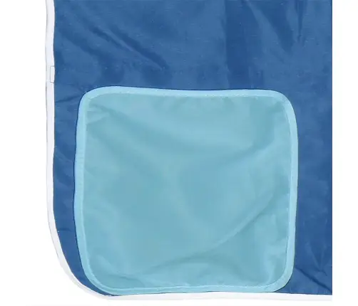 Bērnu Augstā Gulta Ar Torni, Zila, 80X200 Cm, Priedes Koks Vidaxl