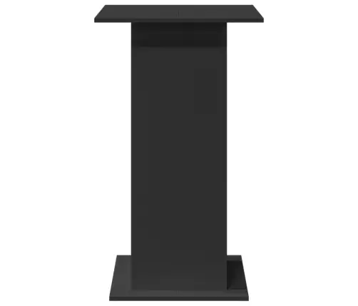 Baarilaud Hoiuriiuliga, Must, 60X60X102 cm Tehispuit