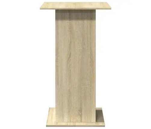 Bāra Galds Ar Uzglabāšanu Ozola 60X60X102 Cm Inženierijas Koks Vidaxl